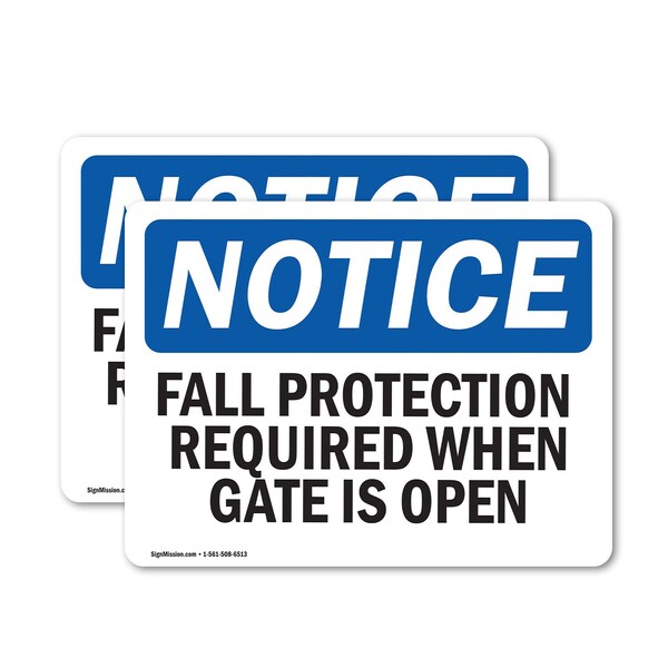 Signmission 5 in Height, 7 in Width, Vinyl Decal, Rectangle OS-2PACK-NS-D-57-L-12466 - main